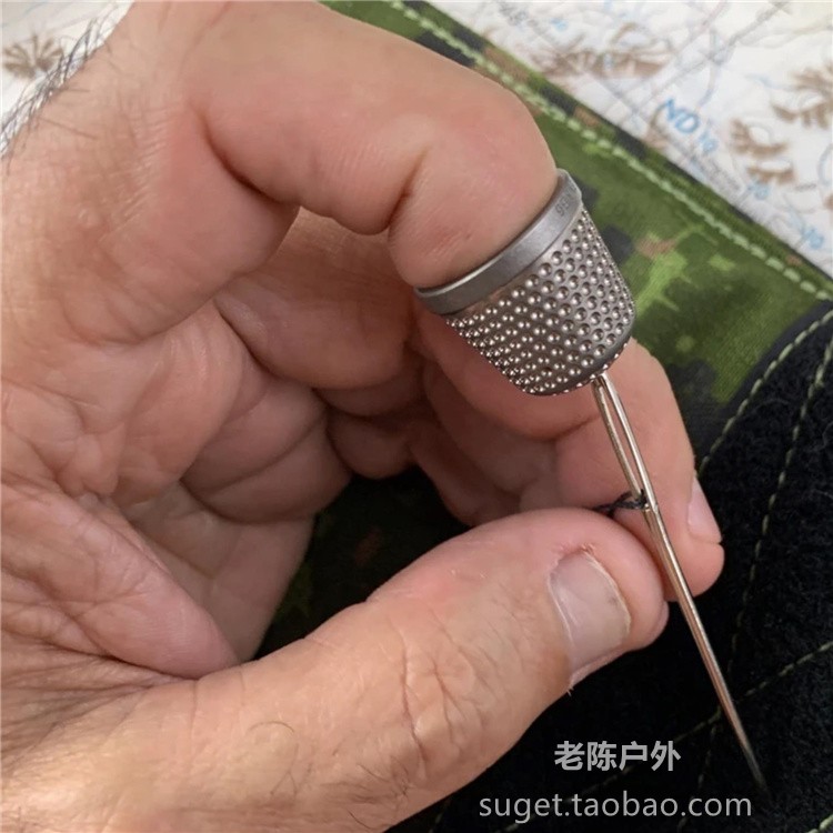 Spot U.S. countycomm Indestructible TI Thimble titanium alloy thimble finger sleeves