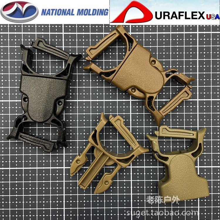 Stock US DURAFLEX SNAP ON MILITARY PLUG FASTENING 25mm REPLACEMENT FASTENER BACKPACK DIY ACCESSORIES