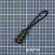 Carbon fiber style U-shaped tail rope cylindrical zipper pull tab pull handle pull rope pendant ອຸປະກອນເສີມ DIY