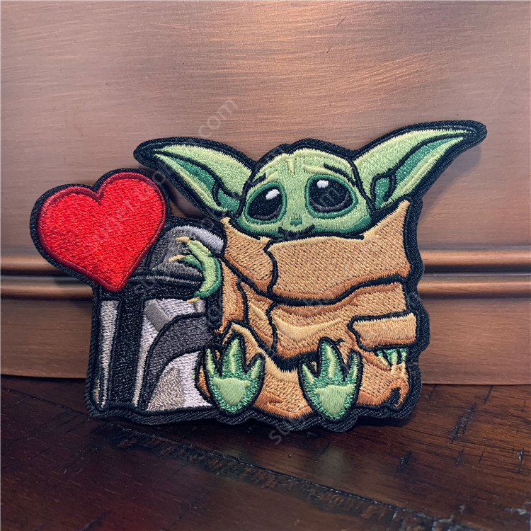 SPOT UNITED STATES MA THE WAY MANDALORIAN LITTLE YODA STAR WARS ARMBAND MORALE CHAPTER MODERN ARMS