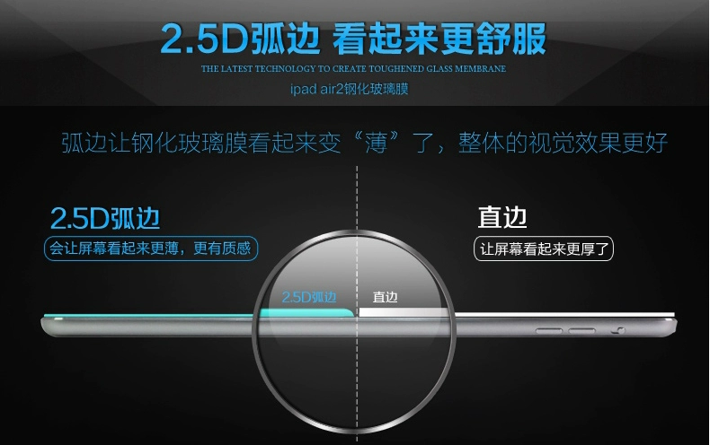 Apple ipad2 / 3/4 phim kính ipad5 / 6air2 Tablet phim Mini2 thép màng 4 - Phụ kiện máy tính bảng