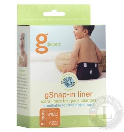 Tại chỗ Hoa Kỳ Gdiapers vải tã pad tã pad không thấm nước 6 nạp