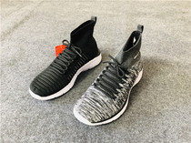 Special Li Ning unbounded high-help trend one woven sock shoes shock absorption comprehensive fitness training shoes AFHN013
