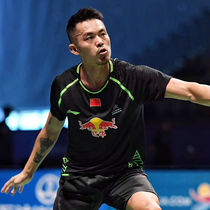 Li Ning 2017 New Sudiman Cup Mens Professional Match Badminton Top AAYM019