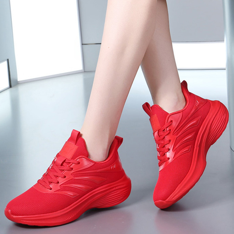 Fashionable Casual Square Dance Shoes for Men and Women, Running Sneakers, Summer Breathable Mesh Shoes, Lightweight Soft-Soled Dance Shoes