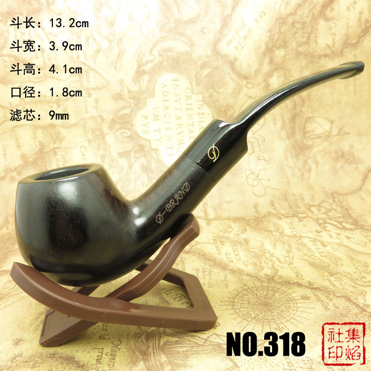 Smokes silk with men's gifts D-BAND IMPORTED SOLID WOOD BLACK SANDALWOOD OLD FASHIONED TOBACCO 9MM FILTER CARTRIDGE FILTER