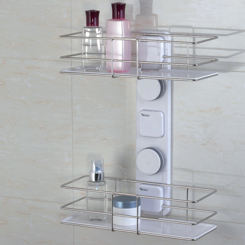 Makeup Room Bathroom Shelve Wall-mounted Toilet Bathroom washroom Washing machine toilet rack Carabao suction cup holder