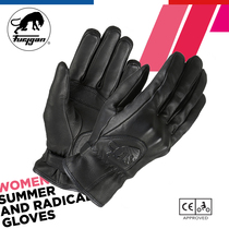 French Furygan GR2 female section f retro rider equipped moto locomotive riding gloves D3O protective gear
