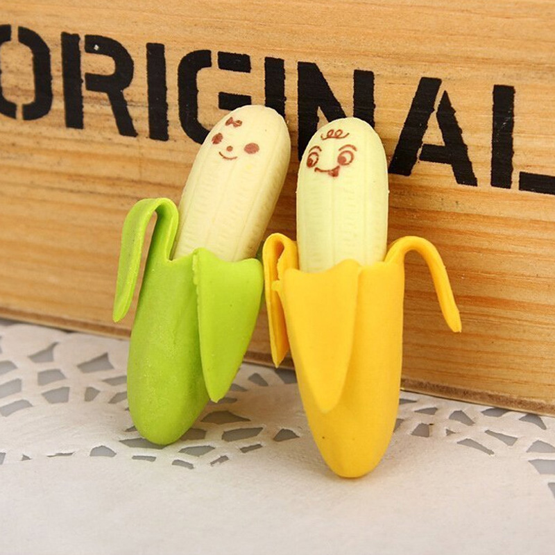 Day Korea Creative Stationery Peeled Banana Styling Toys Eraswipe Student Prizes Study Supplies Gifts 