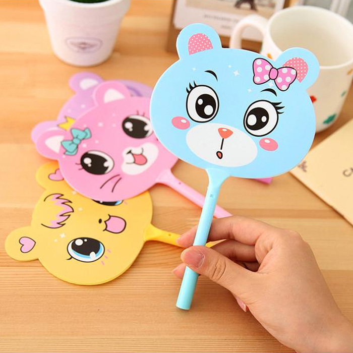Day Korea Creative Stationery Supplies Cute Cartoon Expression Fan Ball Pen student Prizes Toy Pen 