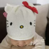 Hello Kitty, детская трикотажная шерстяная вязаная шапка, европейский стиль
