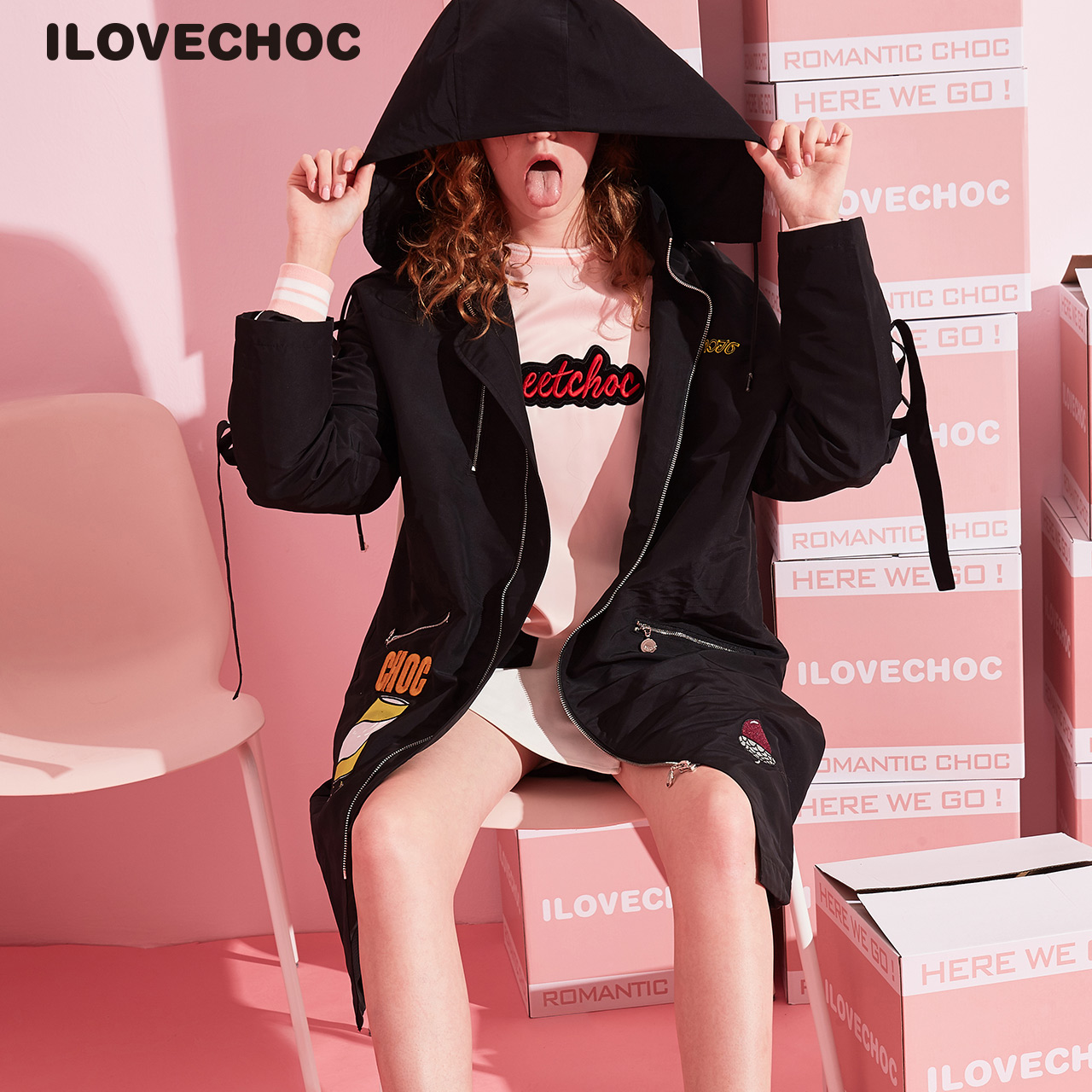 Trench pour femme LOVE CHOC en Polyester - Ref 3226349 Image 5