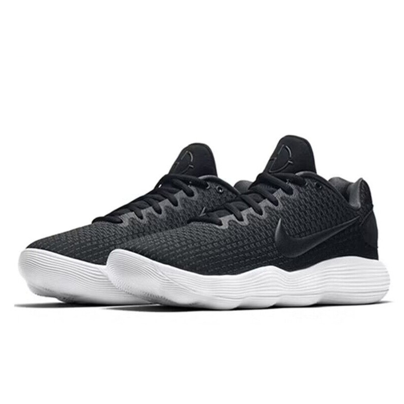 Nike Hyperdunk Hd2017 Low Men's Black and White Low-Top Practical Basketball Shoes 897637-001