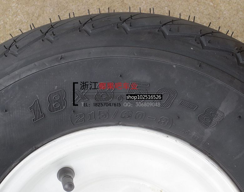 Lốp xe Qingda 18X8.50-8 lốp chân không ATV xe golf tuần tra xe bánh xe lốp - Vành xe máy mâm xe wave