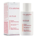 Clarins, розовый прозрачный солнцезащитный крем, 50 мл, SPF50