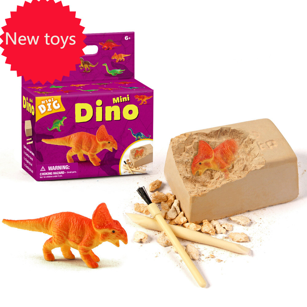 Archaeological dinosaurs excavate toys simulation fossil DIY toys