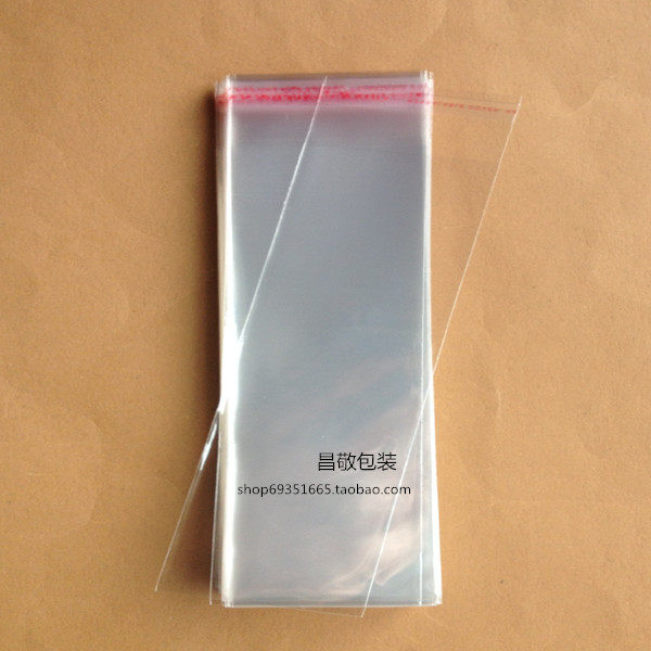 OPP self-adhesive self-adhesive bag plastic bag packaging bag 8x17cm double layer 5 silk 1 7 yuan 100 pieces