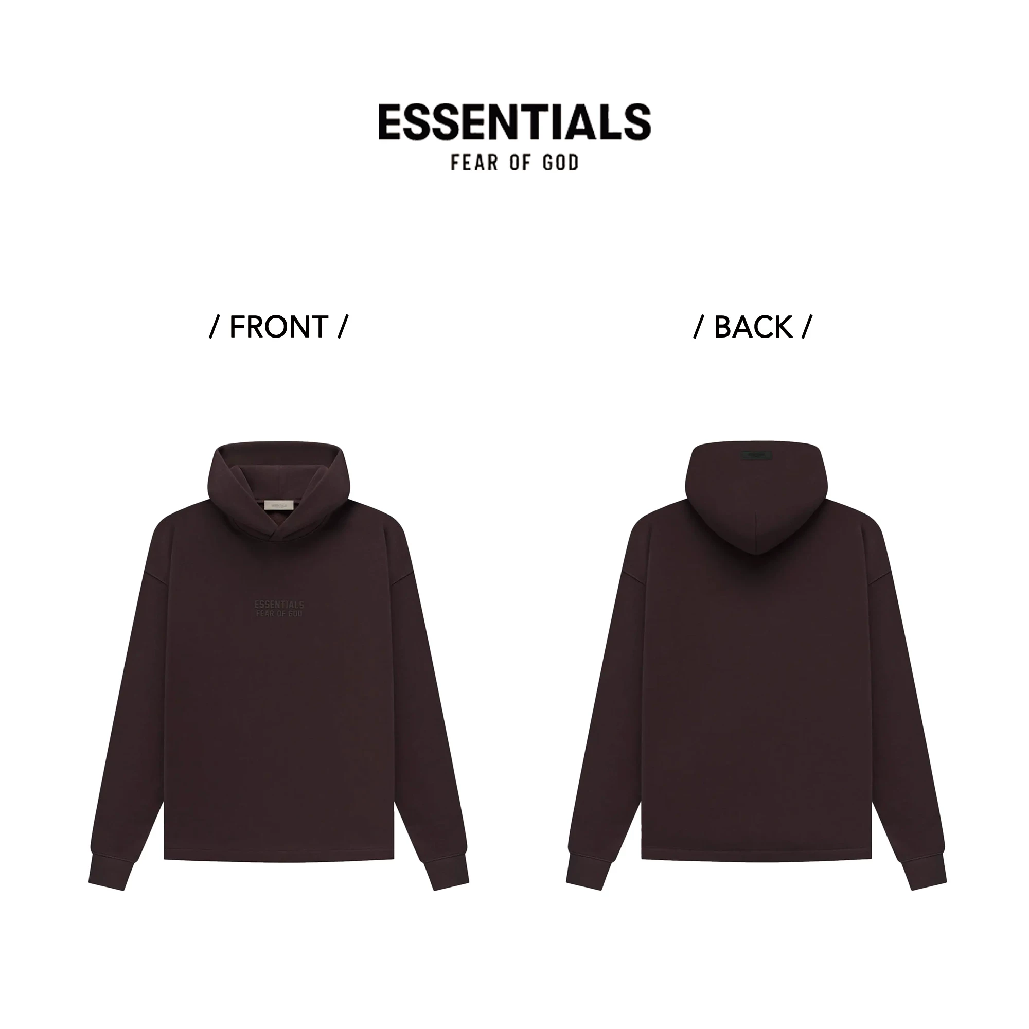 Свитшот с капюшоном Fear Of God Essentials по особой цене, худи, американский модный бренд, коллекция, не поддерживает аутентификацию
