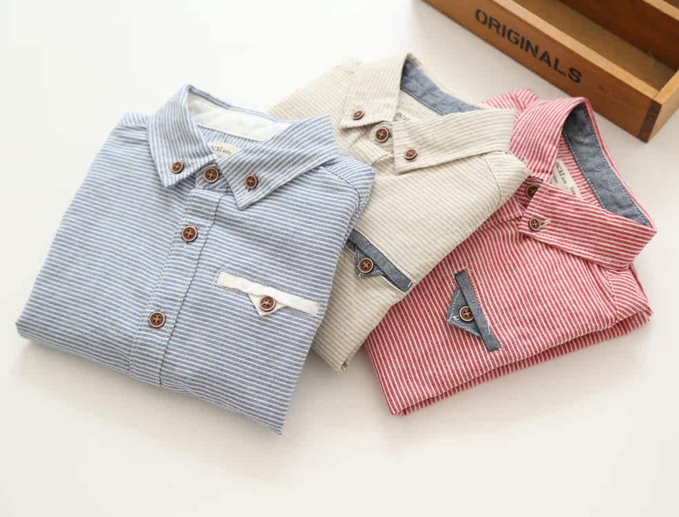 Chemise garcon à manche longue - Ref 2075613 Image 6