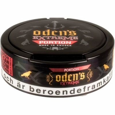 Шведская традиционная сумка во рту odens snus