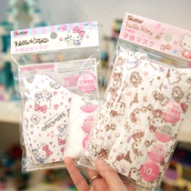 Japan buy back Skater Hello kitty kitty Car baby cartoon breathable 10 pieces into 4-12 year old mask
