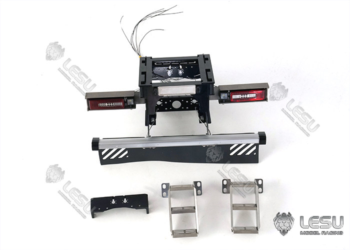 LESU Metall-Heckstoßstangenleuchte für 1/14 RC Tamiyay Traktor-LKW-Modell – Detail 8