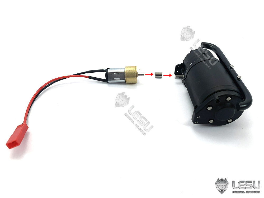 LESU RC-Teile Metall-Elektrowinde für 1/10 RC Offroad-Fahrzeuge 4*4 RAVE-UM406 Trucks DIY Modell Ersatzteil Spielzeug – Detail 2