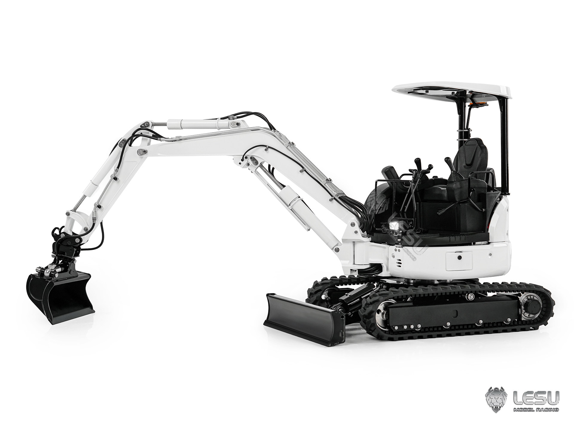 LESU Metall-Kipplader für 1/14 RC Hydraulikbagger PC30 Funkgesteuertes Mini-Baggermodell Baufahrzeug – Detail 9