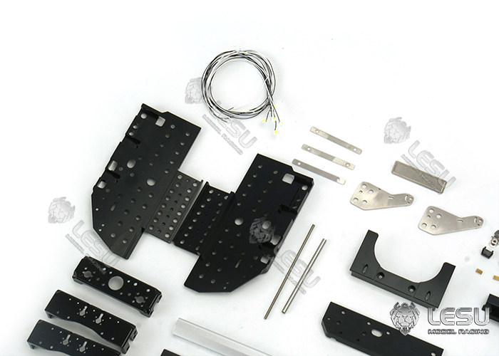 LESU Metall-Heckstoßstangenleuchte für 1/14 RC Tamiyay Traktor-LKW-Modell – Detail 4