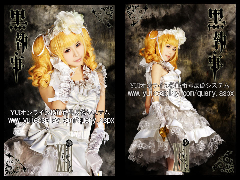 [555 cánh bằng hiện vật] siêu tuyệt đẹp! Black deacon Elizabeth cos trang phục cosplay đồ cosplay hầu gái