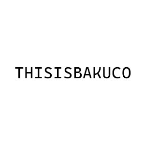 白口阳 THISISBAKUCO的LOGO
