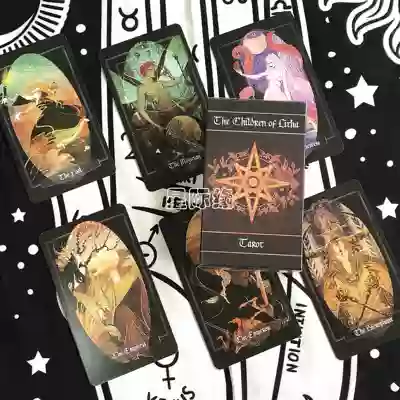 The Children of Litha Tarot Midsummer son Tarot English board game card