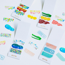 Spot Japan Kinmiya KITTA New Clear Transparent laser tape Portable strip Small flower embellishment Lace hand book sticker