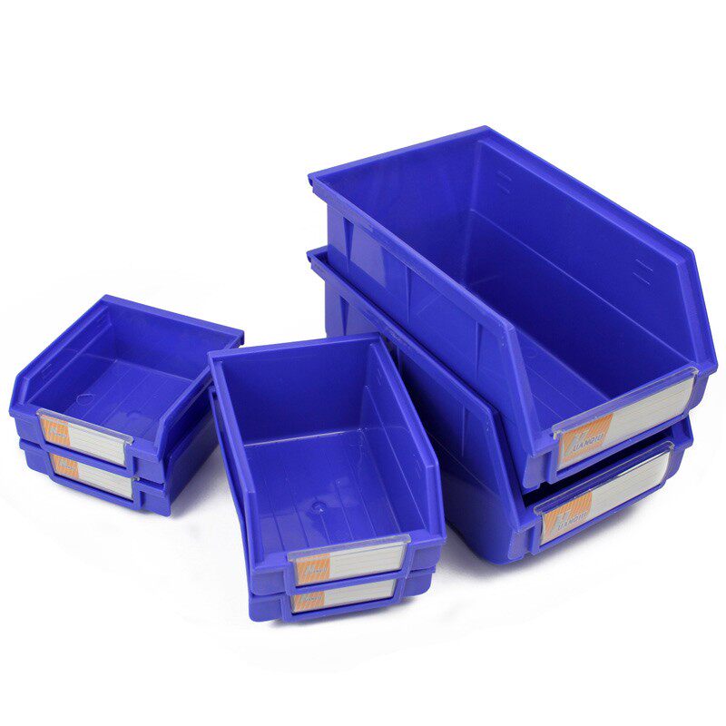 Square Back Hanging Parts Box Finishing Rack PP Material Hardware Tool Classification Plastic Box Screw Bit Component Storage Box