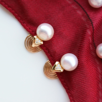 Strong luster freshwater akoya true hemp Pearl extremely simple mosquito coil no ear hole painless invisible ear clip