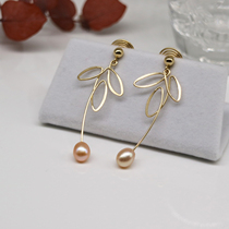 Original design Pearl fresh literary temperament ear clip no ear hole sweet painless mosquito-repellent incense pure handmade earrings