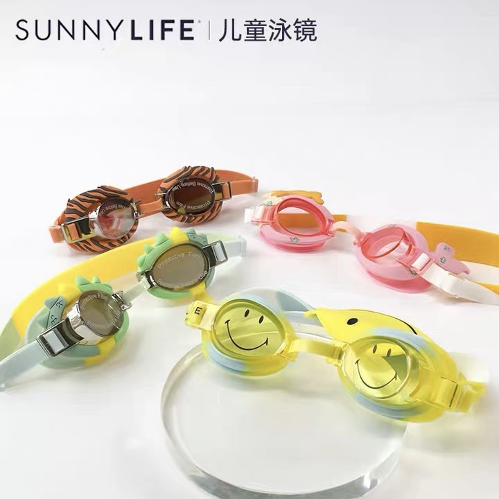 Australia Sunnylife Children's Swimming Goggles Baby Swimming Goggles Boys and Girls Waterproof and Anti-Fog HD Equipment