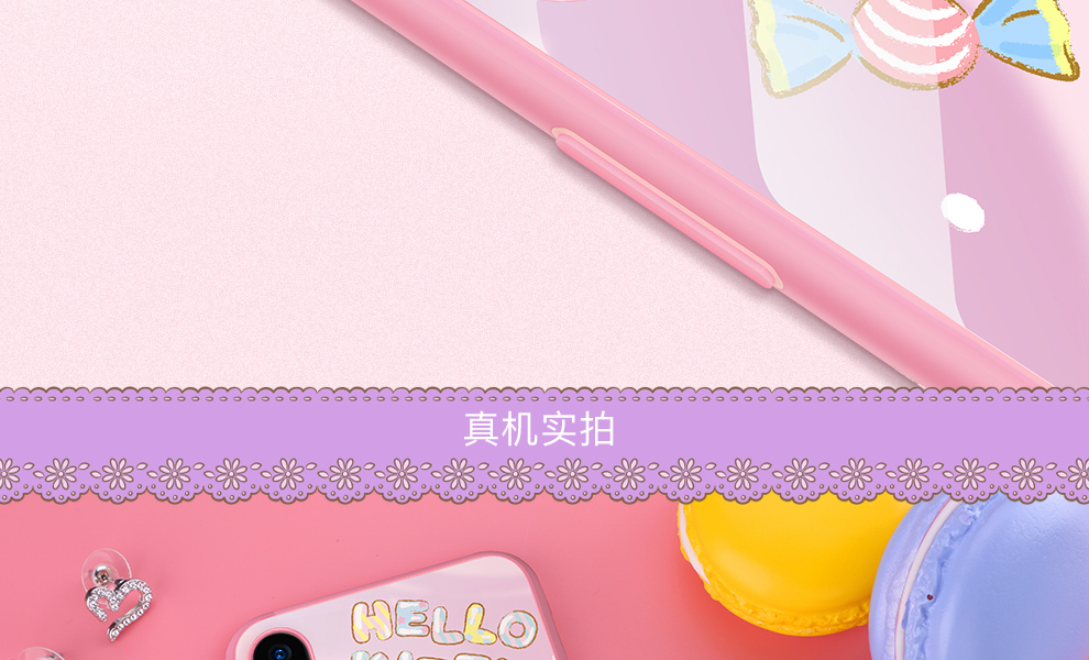 X-Doria Hello Kitty & My Melody & Little Twin Stars Tempered Glass Back Case Cover for Apple iPhone X