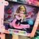 Búp bê silicone đồ chơi cô gái công chúa búp bê búp bê mềm cao su chống rơi búp bê Mikat xe máy - Đồ chơi gia đình