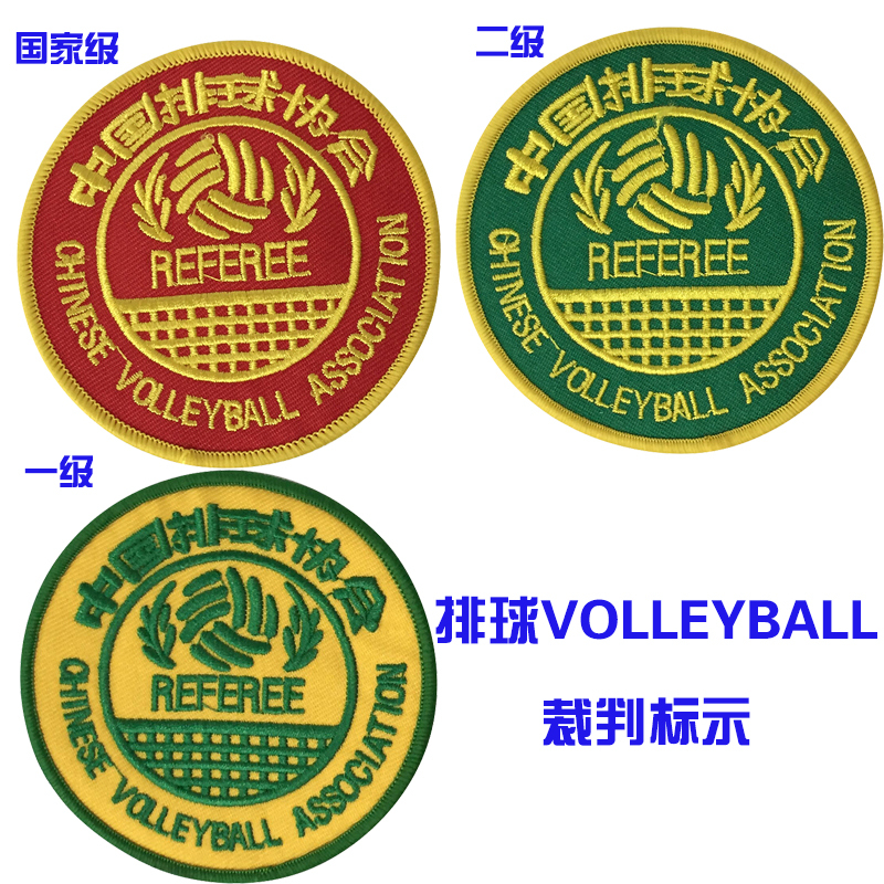Professional Volleyball Referee National Level First Level Second Level Badge Volleyball Referee Badge Logo
