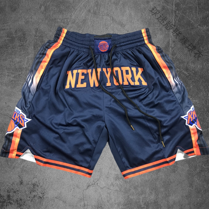 Nets Four-Pocket American-Style Sports Basketball Shorts Loose Fit Below-The-Knee Training Men's High Street Five-Point Shorts