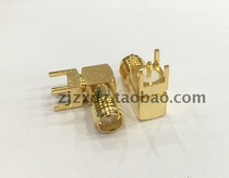 Supply SMA-KWE-KWHD50 Ohm external thread female bending PCB plate RF seat coaxial connector