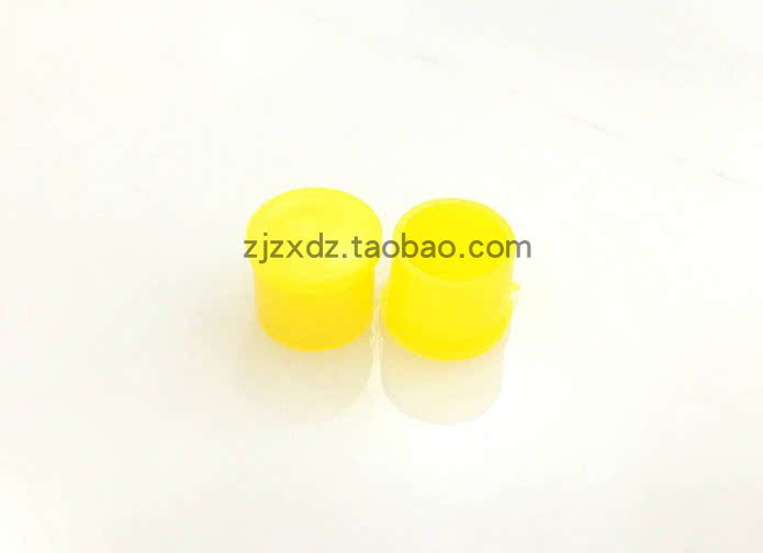 SMA standard protective cover yellow or red Protective SMA female head tooth pattern + dustproof and moisture-proof cap