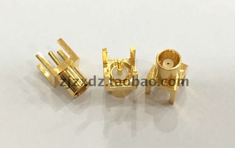 RF high-quality radio frequency socket MCX-50KE KHD pure copper gold-plated lathe processing boutique fine appearance