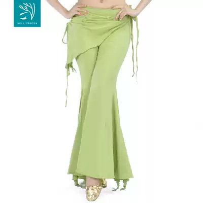 100%cotton belly dance pants pants clothing set new high-end human cotton special waist skirt tribal pants