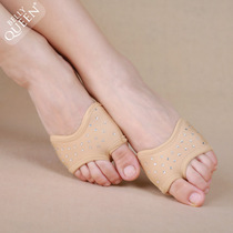 Belly dance practice shoes dance practice special soft-soled breathable foot covers thickened and wear-resistant new half-shoes