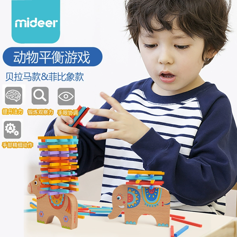 MiDeer Milu Color Stick Building Blocks Khối cân bằng Động vật Trẻ em Trò chơi giải đố Ban trò chơi Cha-con - Trò chơi cờ vua / máy tính để bàn cho trẻ em