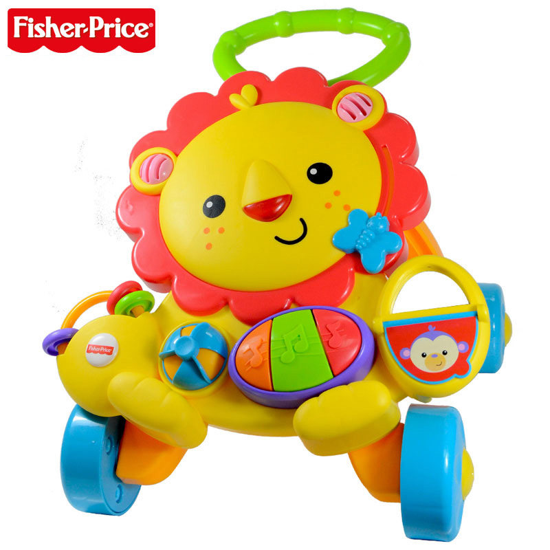 fisher price push walker lion
