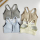 Sports bra shock-proof high-strength one-piece front zipper large size yoga bra anti-sagging fitness vest for women
