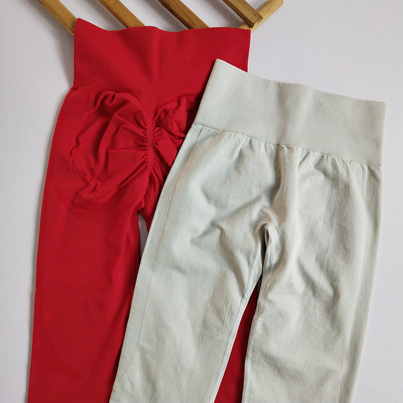 Леггинсы, быстросохнущие дышащие штаны, эластичное спортивное белье для коррекции формы бедер для тренировок для спортзала, высокая талия, в обтяжку 